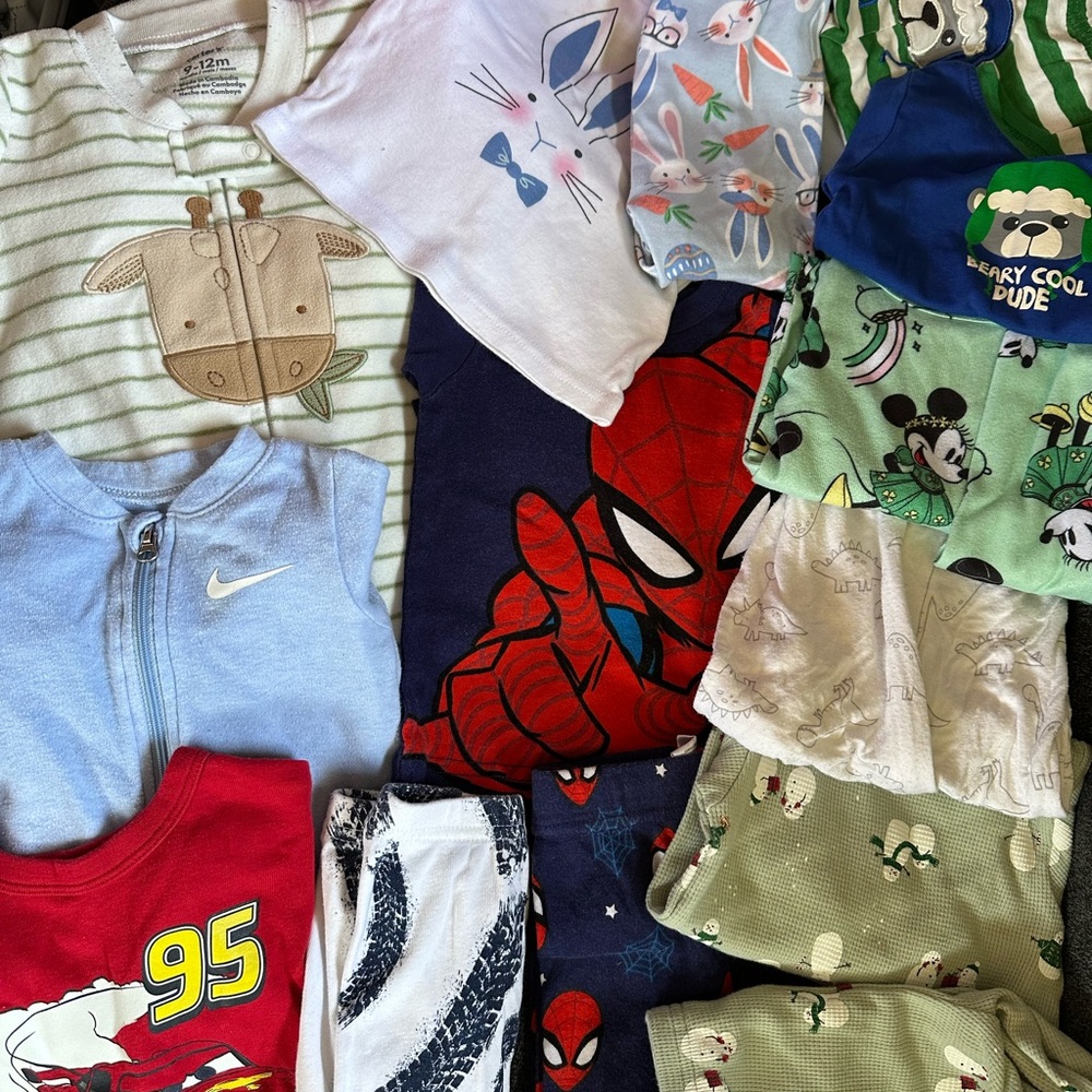 Assorted Baby and Toddler Pajama Bundle